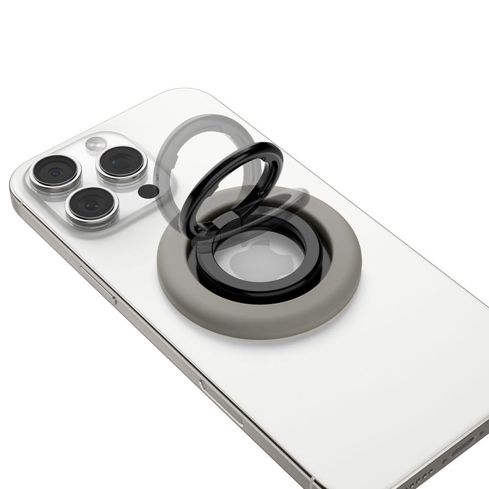 Podpora prsteňa Spigen Nano Pop, sivá