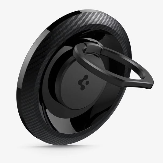 Držiak na prsteň Spigen O-Mag OM100 Carbon, univerzálny, čierny AMP05505