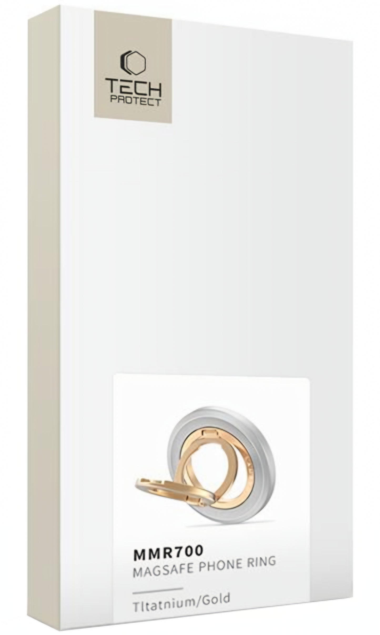 Podpora prsteňa Tech-Protect MMR700 Lamano, Univerzálna, Zlatostrieborná