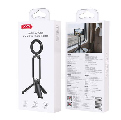 Magnetický držiak XO Design C208, univerzálny, čierny
