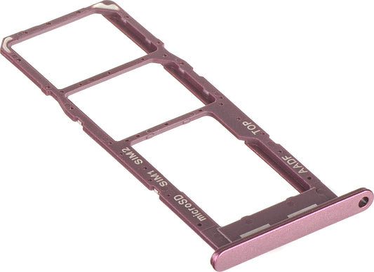 Držiak SIM karty Samsung Galaxy A14 A145, Dual SIM, vínový
