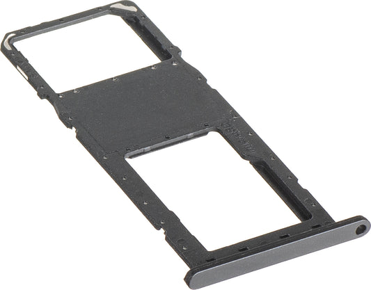 Držiak SIM karty Samsung Galaxy A03s A037, čierny
