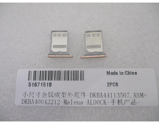 Držiak SIM karty Huawei Pura 90s Pro, oranžový (Orange Soda), servisný balík 51671519