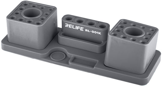 Držiak na skrutkovače Relife RL-001K, sivý