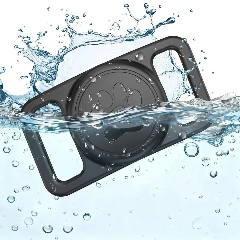 Podpora Techsuit BuddyGuard DG1 pre Apple AirTag na obojok domáceho zvieraťa, čierna