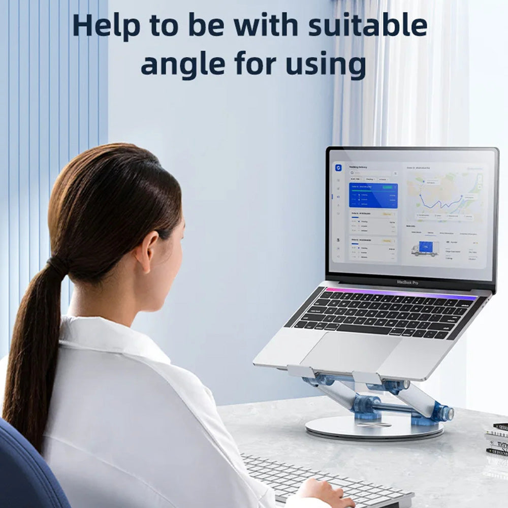 Podstavec Yesido LP06 pre laptop 10inch - 17.3inch, Strieborný