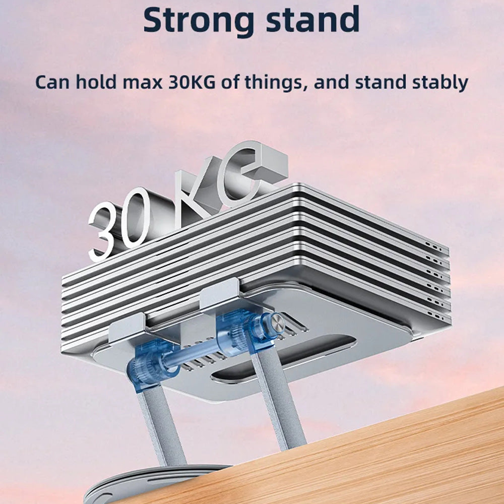 Podstavec Yesido LP06 pre laptop 10inch - 17.3inch, Strieborný