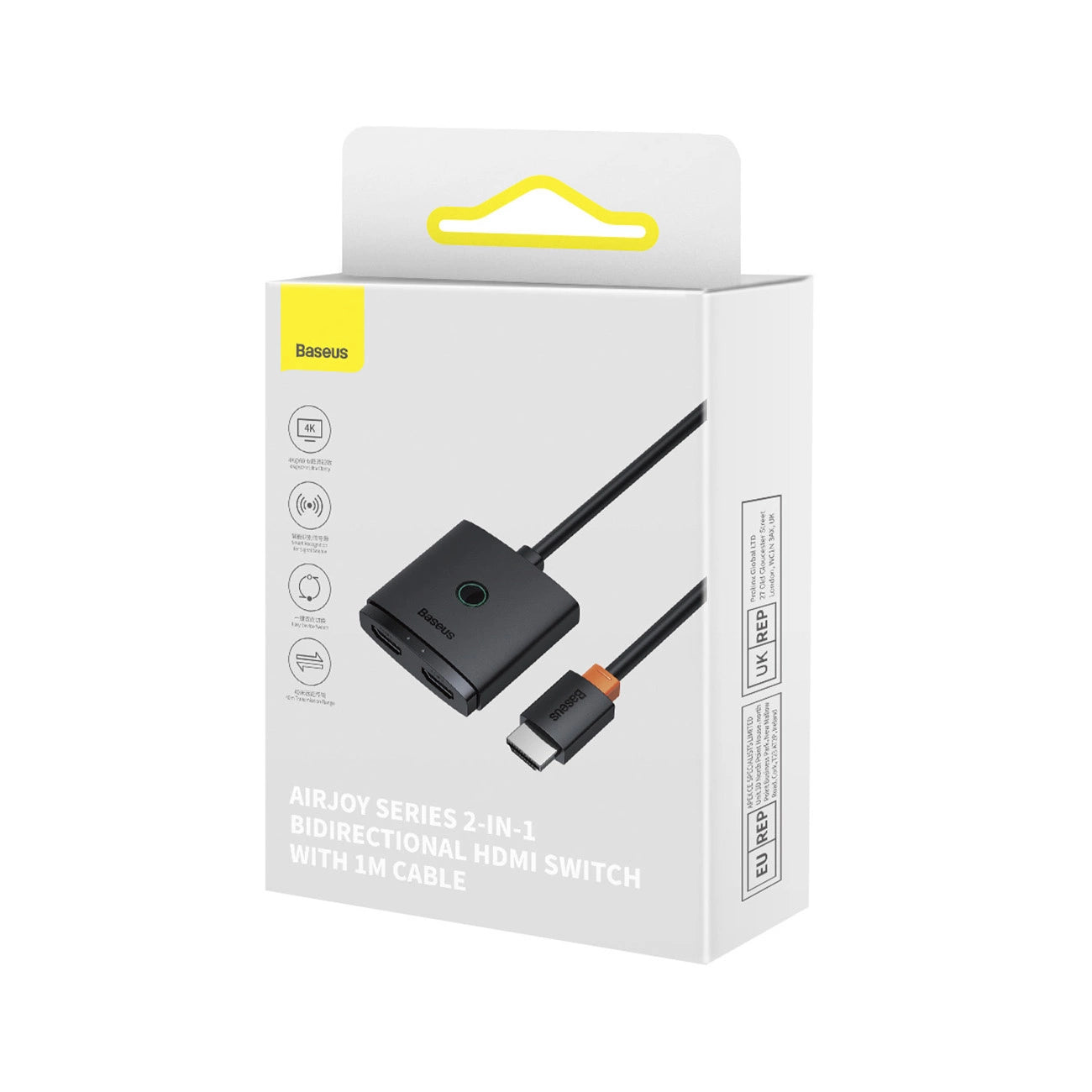 Switch Video Baseus AirJoy Cluster Bidirectional, Čierny B01331105111-01