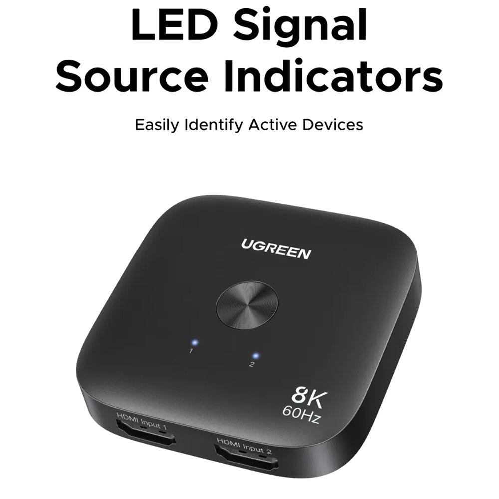 Switch Video HDMI UGREEN 65877, Čierny