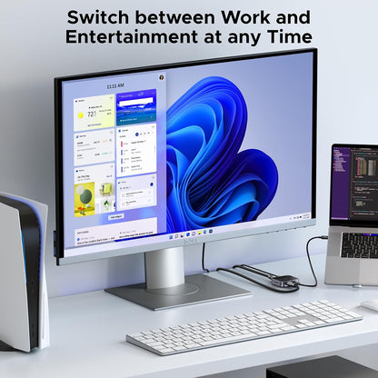 Switch Video HDMI / USB-C UGREEN AW503 (55452), Sivý