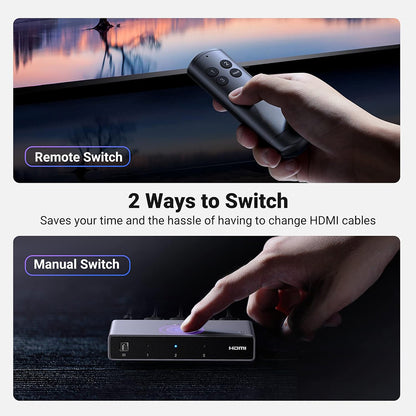 Switch Video HDMI UGREEN CM624 (15604), Sivý