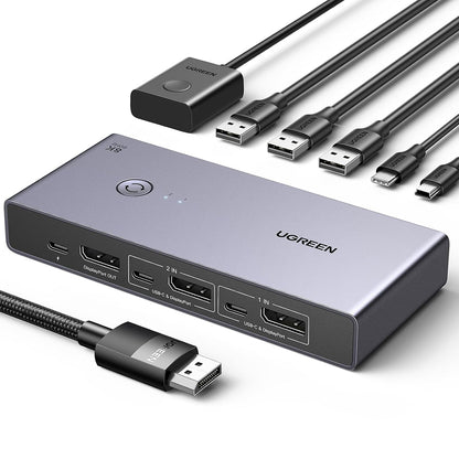 Switch Video DisplayPort UGREEN CM695 (25962), Čierny