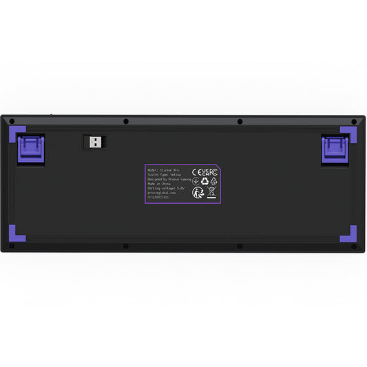 Klávesnica Gaming Wireless Proove Slicker Pro, RGB, BT / Wi-Fi / Wired, 1.8m, Čierna WKSLPEN22416