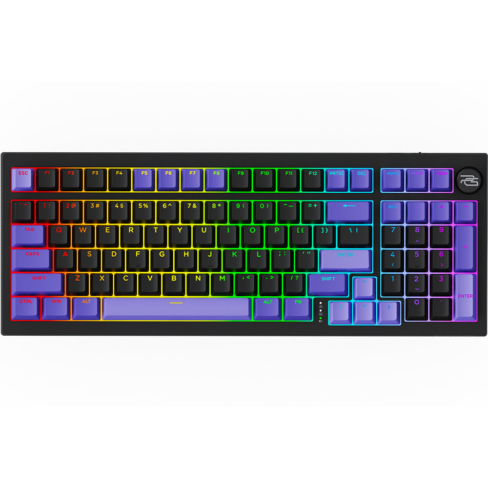 Klávesnica Gaming Wireless Proove Slicker Pro, RGB, BT / Wi-Fi / Wired, 1.8m, Čierna WKSLPEN22416