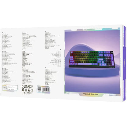 Klávesnica Gaming Wireless Proove Slicker Pro, RGB, BT / Wi-Fi / Wired, 1.8m, Čierna WKSLPEN22416