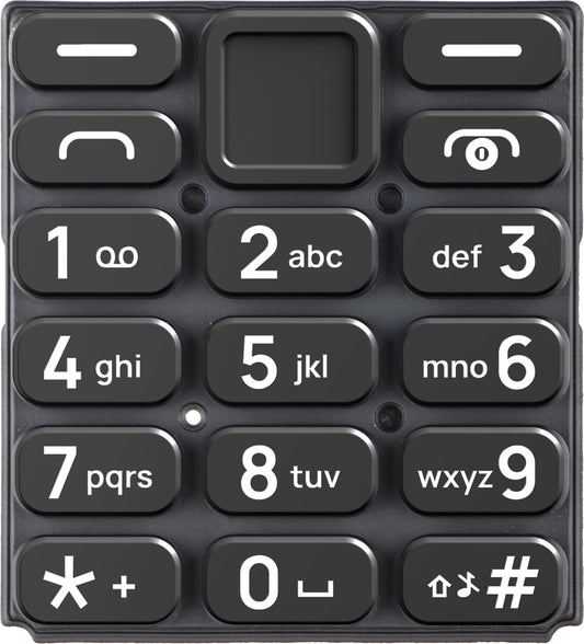 Klávesnica Latina HMD 105 4G, čierna, servisný balík 5010001015SH0