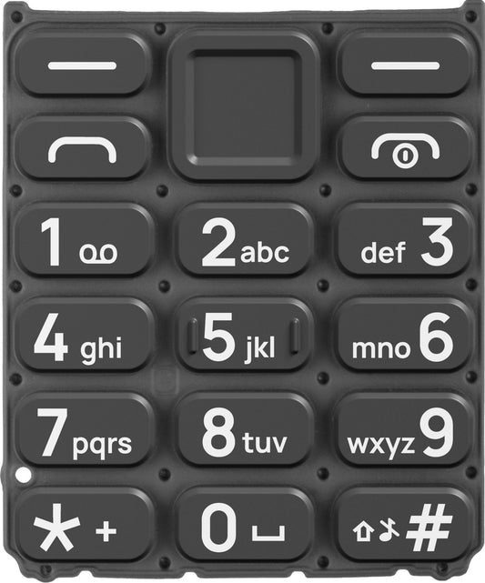 Latinská klávesnica pre HMD 105 / Nokia 105 (2024), čierna