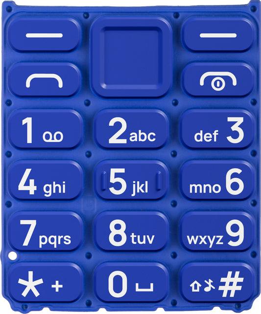 Latinská klávesnica pre HMD 105 / Nokia 105 (2024), modrá