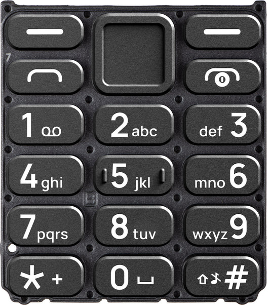 Latinská klávesnica pre HMD 110 / Nokia 110 (2024), čierna