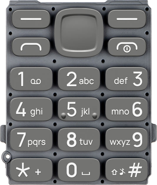 Klávesnica Latina HMD 130 Music, sivá, servisný balík SP20Z14Z1457Y