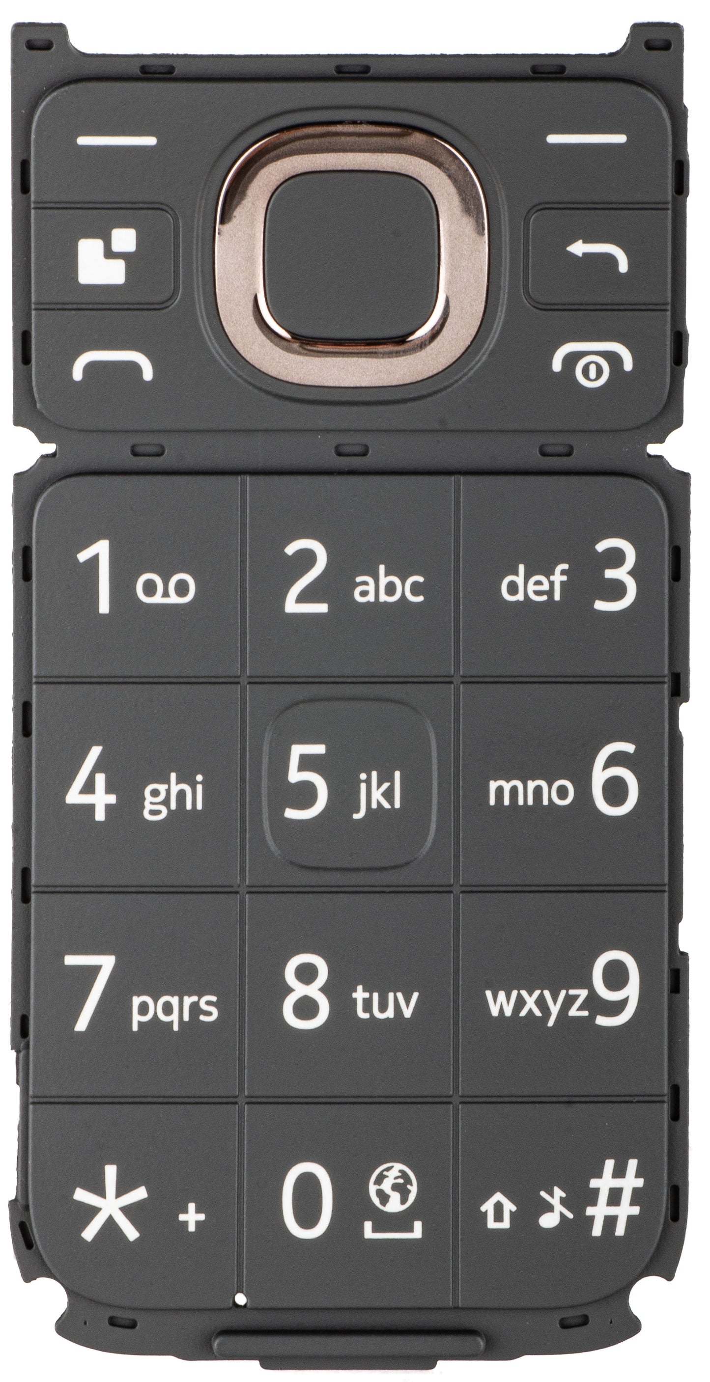 Latinská klávesnica pre HMD 2660 Flip, čierna