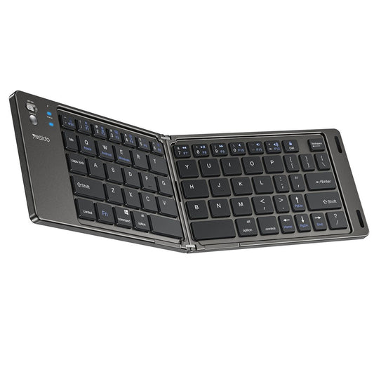 Skladacia Bluetooth klávesnica Yesido KB27, čierna