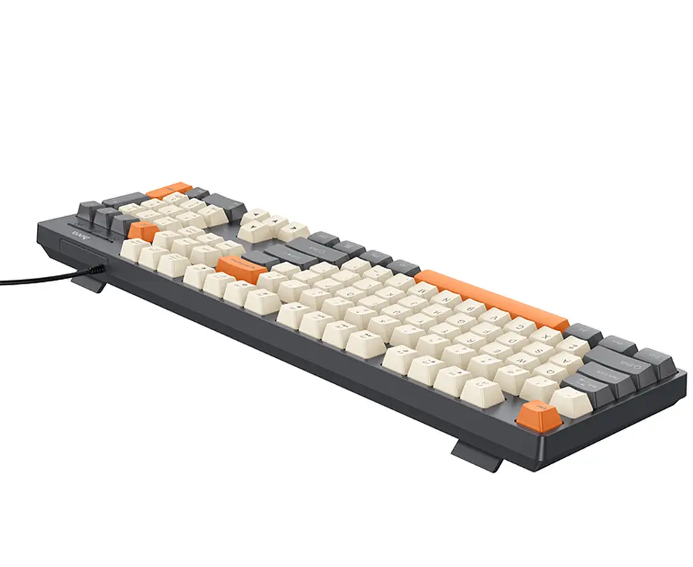 Káblová USB klávesnica HOCO GM61 Tri-Color, 1,45 m, sivá