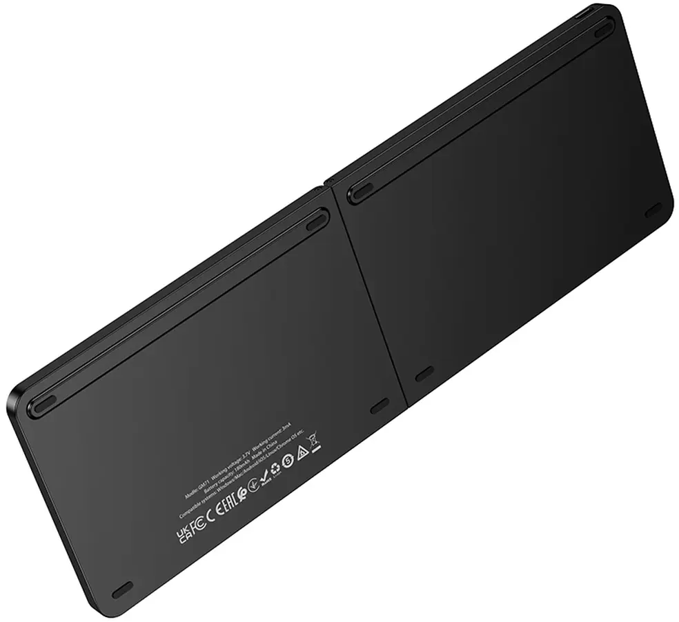 Skladacia Bluetooth klávesnica HOCO GM71 Foldable, čierna