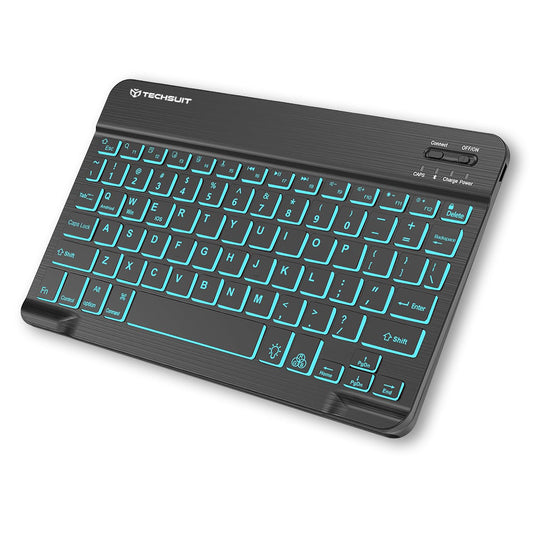 Bezdrôtová klávesnica Techsuit WK1, RGB, Čierna