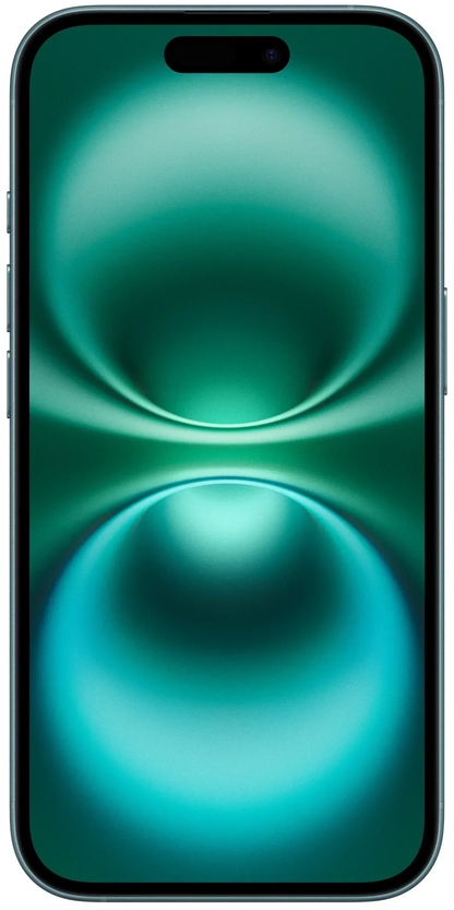 Mobilný telefón Apple iPhone 16, 128GB, Teal India Spec MYED3HN/A