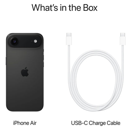 Apple iPhone Air Mobile Phone, 256GB, Space Black MG2L4ZD/A