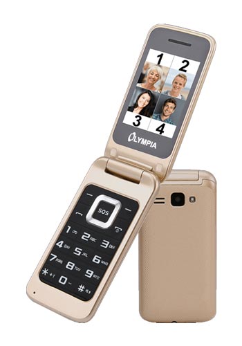 Mobilný Telefón Olympia Luna Dual SIM, Gold 2212