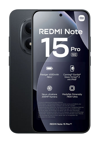 Mobilný telefón Xiaomi Redmi Note 15 Pro 5G, 512GB, 8GB, Black
