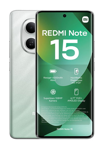 Mobilný telefón Xiaomi Redmi Note 15 4G, 256GB, 8GB, Green MZB0MNPEU