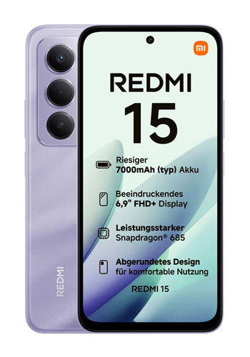 Mobilný telefón Xiaomi Redmi Note 15 5G, 256GB, 8GB, Purple MZB0LWFEU