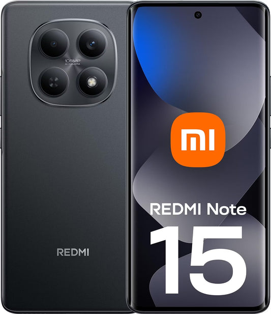 Mobilný telefón Xiaomi Redmi Note 15 4G, 128GB, 6GB, Black MZB0M8GEU