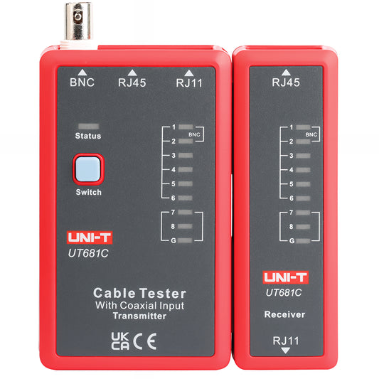 Tester sieťového kábla UTP / BNC UNI-T UT681C