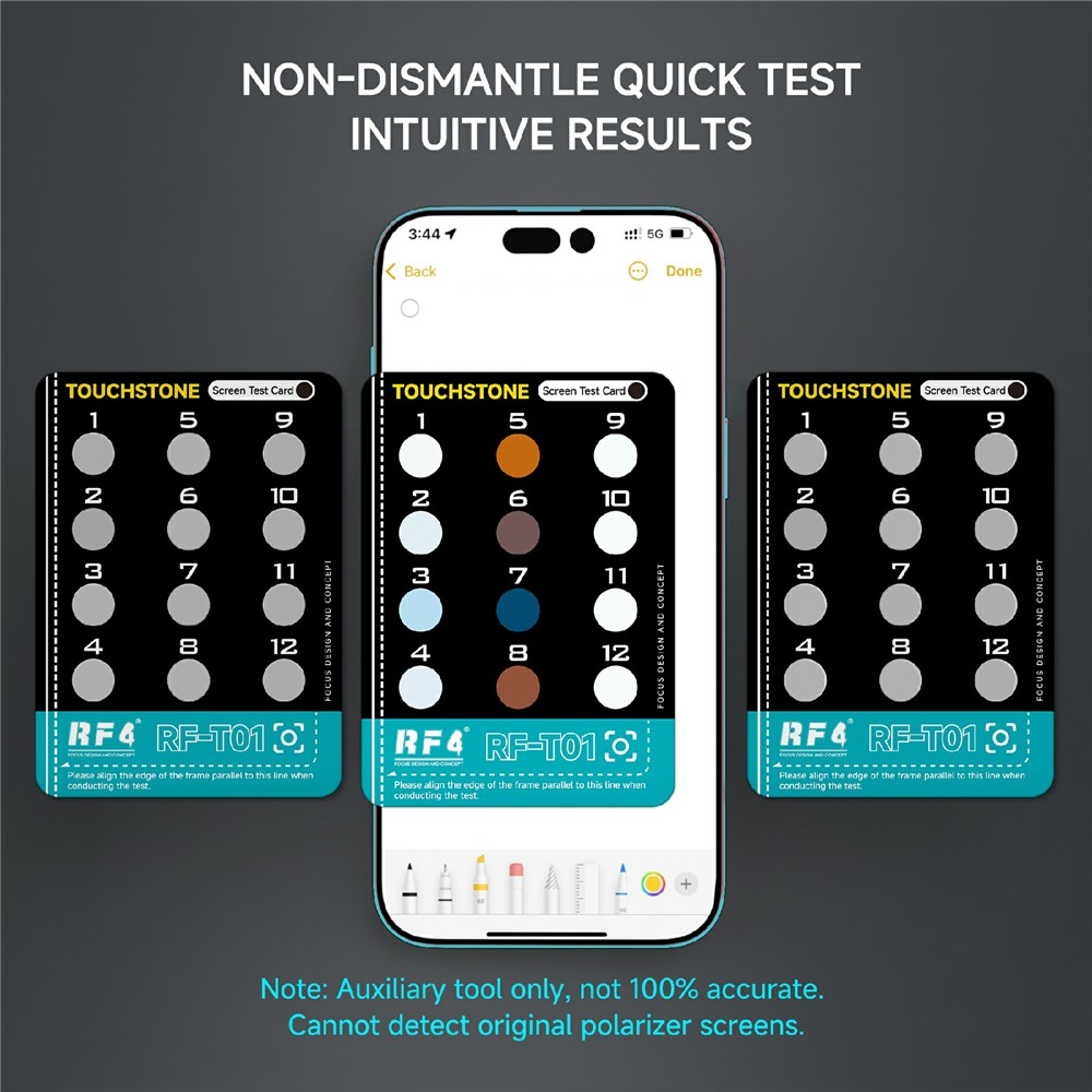 Tester polarizácie displeja RF4 RF-T01 pre Apple iPhone 12 - 17 Series
