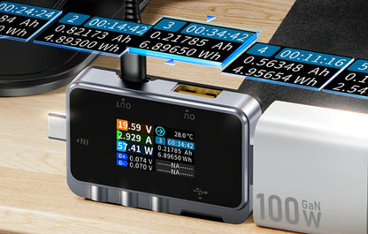 Tester servis Fnirsi FNAC-28, USB-A / USB-C