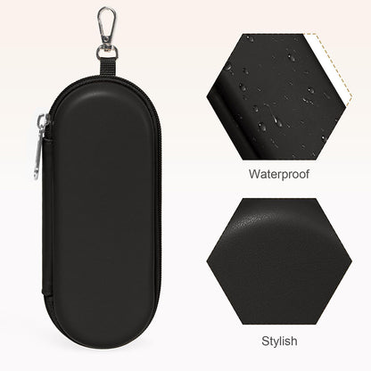 Puzdro na okuliare Techsuit ETJ3, 165 mm x 65 mm x 40 mm, čierne