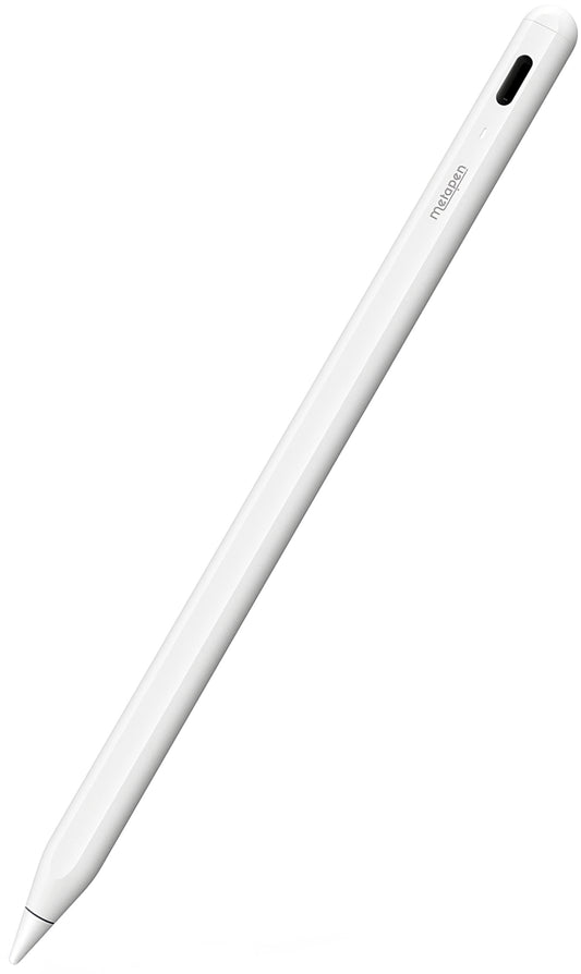 Dotykové pero Metapen A8 pre Apple iPad, Aktívna verzia, biela ME-APP152