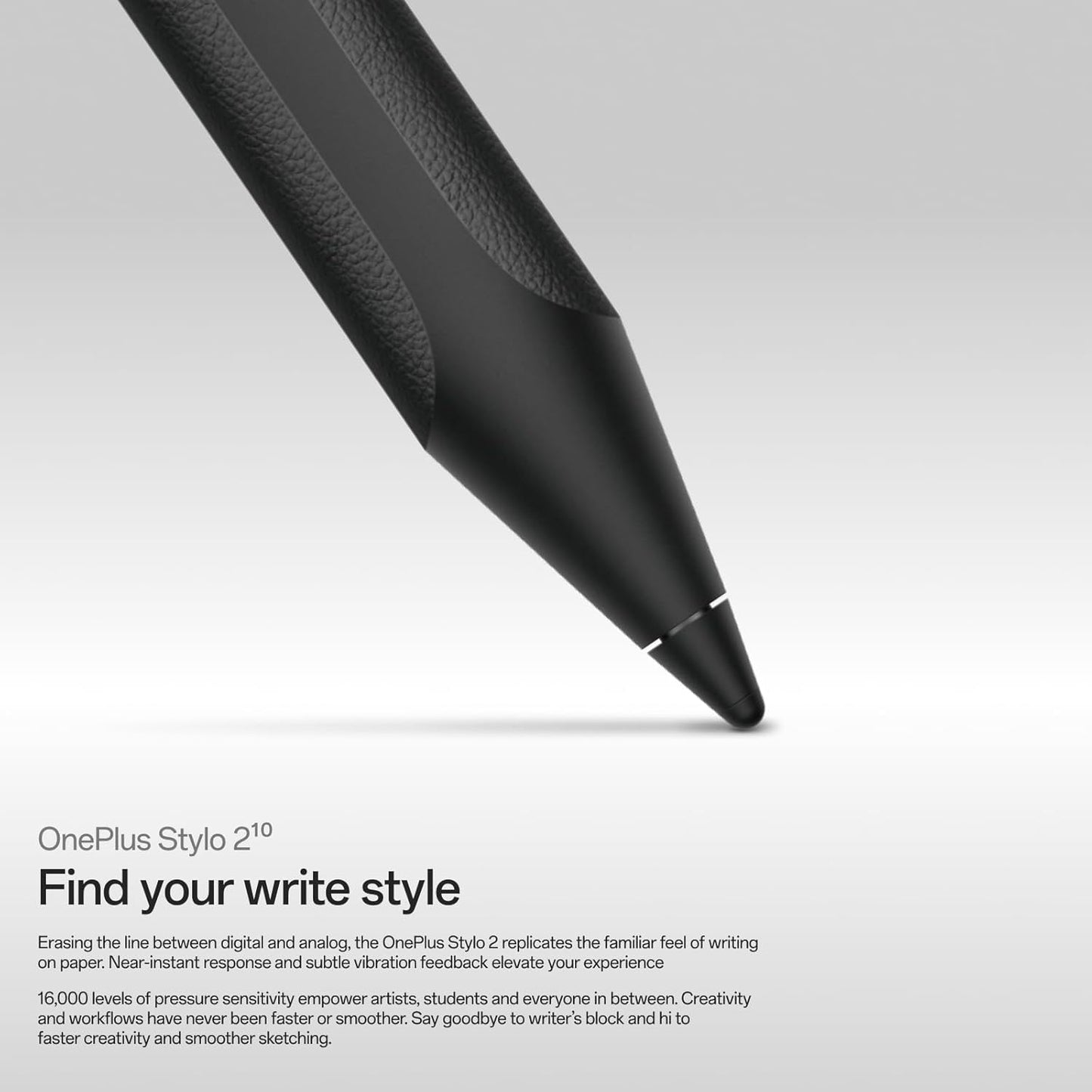 Dotykové pero Stylo 2 pre OnePlus Pad 3 / Pad 2 / Pad, čierne 5511100086