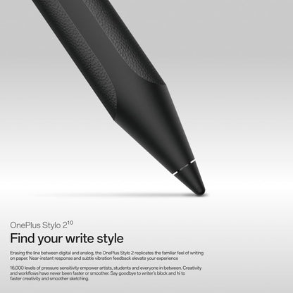 Dotykové pero Stylo 2 pre OnePlus Pad 3 / Pad 2 / Pad, čierne 5511100086