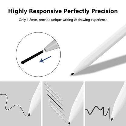 Touch Pen Techsuit A580S pre Apple iPad, Aktívna Verzia, Biela