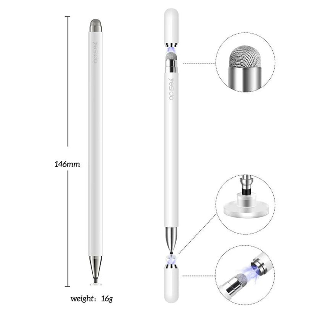 Touch Pen Yesido ST02, Biely