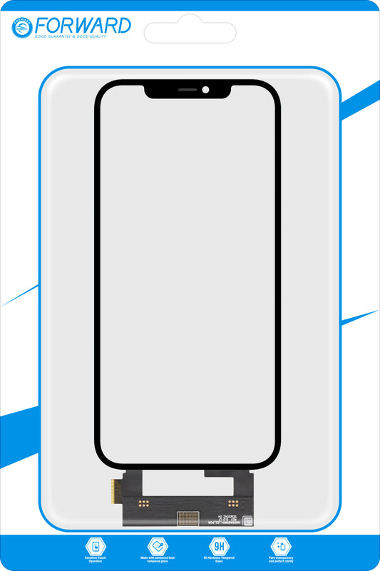 Touchscreen Forward Guard OCA pre Apple iPhone 12 Pro Max, IC verzia, čierna