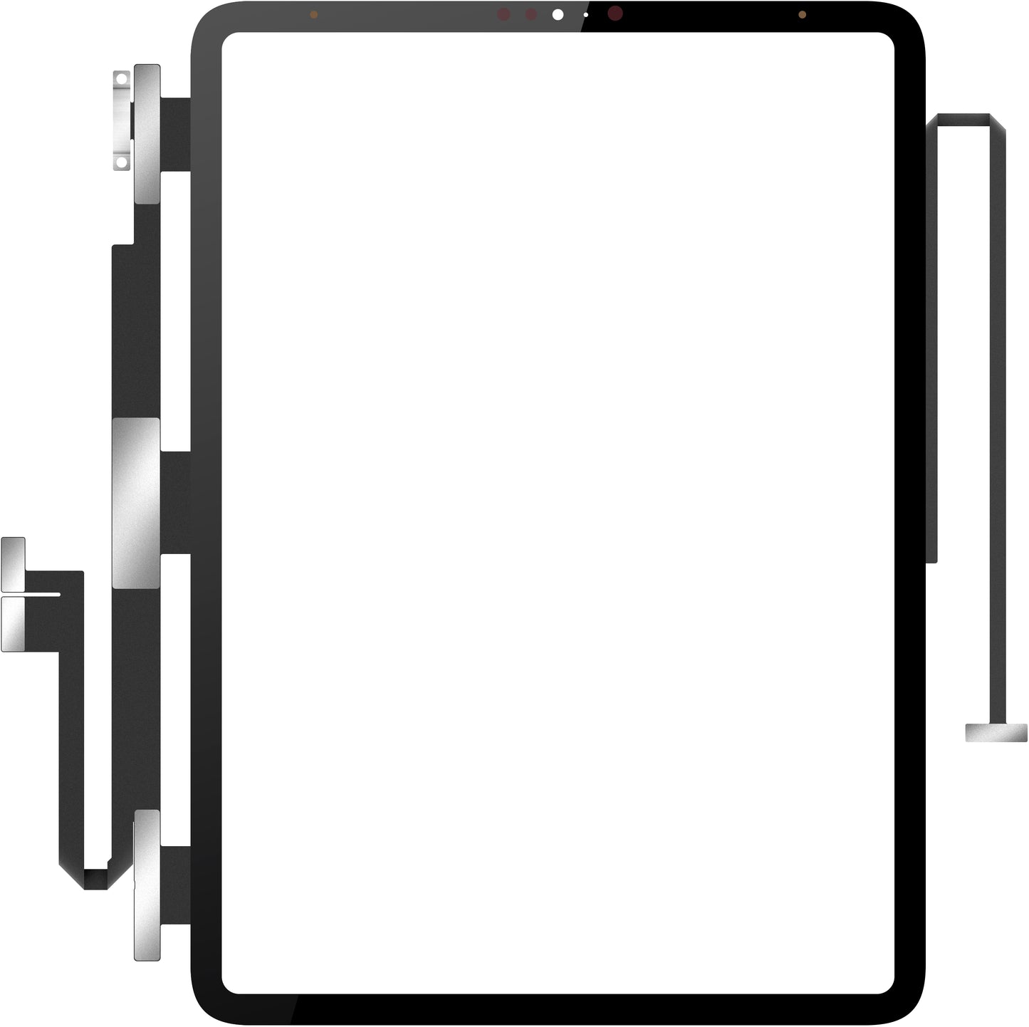 Touchscreen Forward Guard OCA pre Apple iPad Pro 11 (2018), čierny