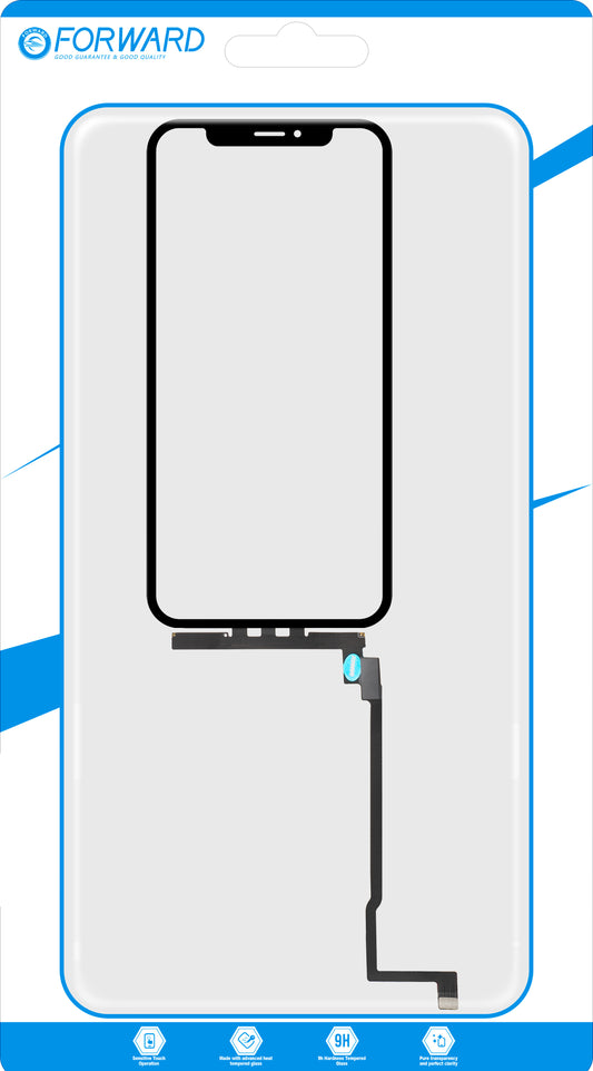 Dotykový predný ochranný kryt OCA pre Apple iPhone 11 Pro Max, verzia IC, čierny