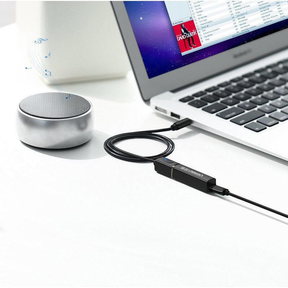 Bluetooth vysielač UGREEN CM107, AUX, Čierny