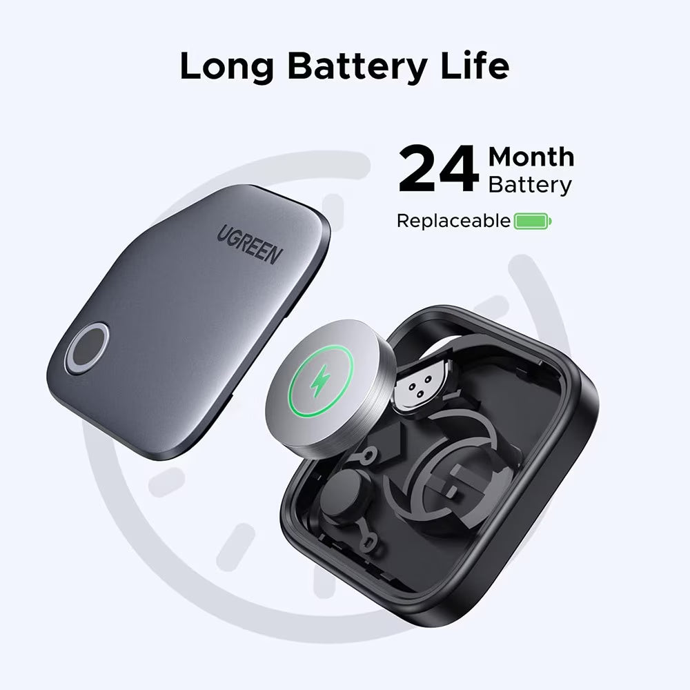 UGREEN SmartTag CM816 (45297) pre iOS Series, Sivá